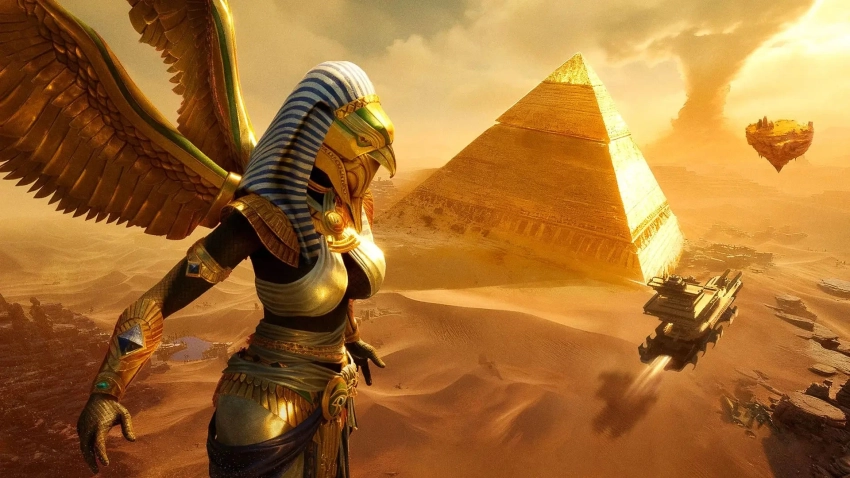 В свежем трейлере Soulmask показали уникальные эффекты египетских масок из грядущего DLC